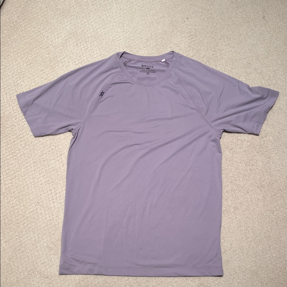 RHONE Men's Lavender Short Sleeve Tee